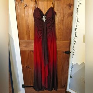 Reign On Red Prom Dres